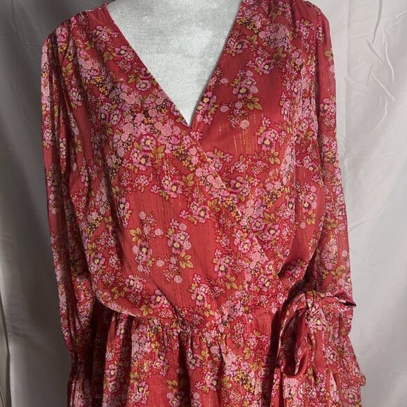 Lauren Conrad Floral Dress Size 1X NWT - Picture 2 of 12